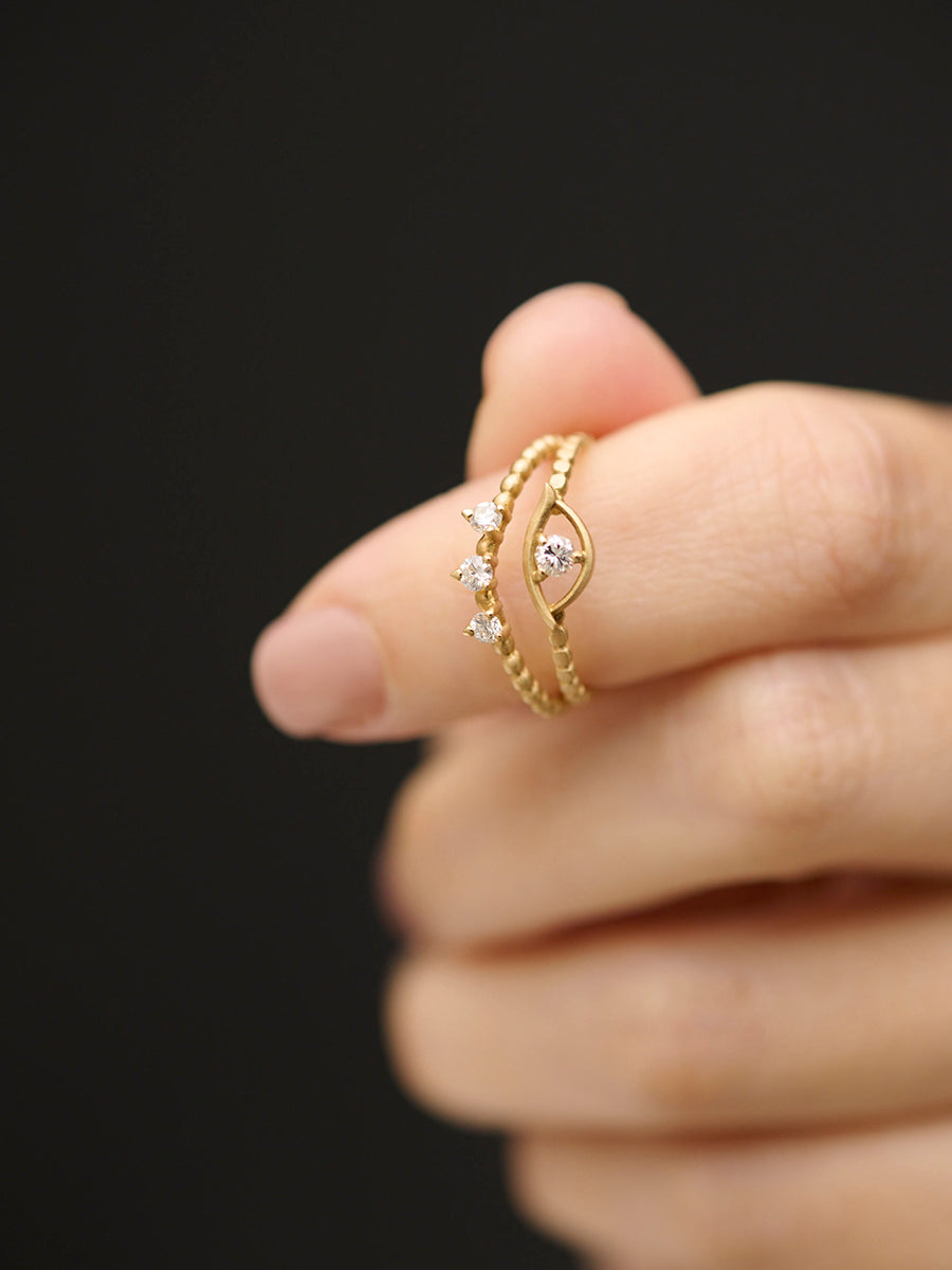 Evil eye / Eye lush Ring