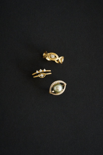 Evil eye / Eye lush Ring