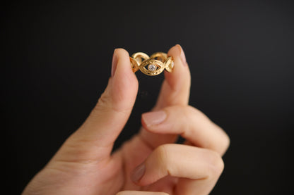 Evil eye full-eternity Ring　＜受注生産＞